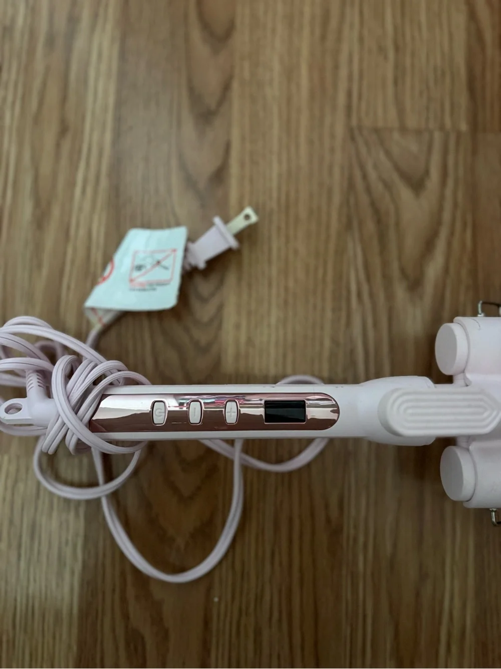 Triple Barrel Pink Hair Waver - Unbranded